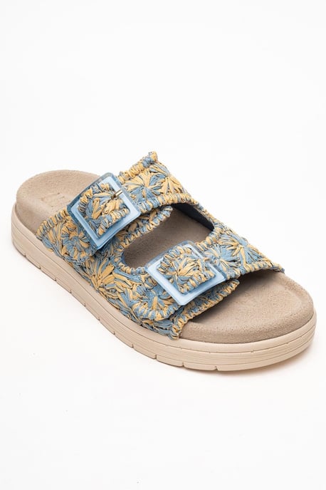 Milana Leder Double‑Strap Sandale (Women) - Image 3