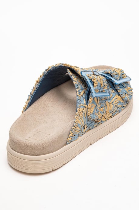 Milana Leder Double‑Strap Sandale (Women) - Image 5