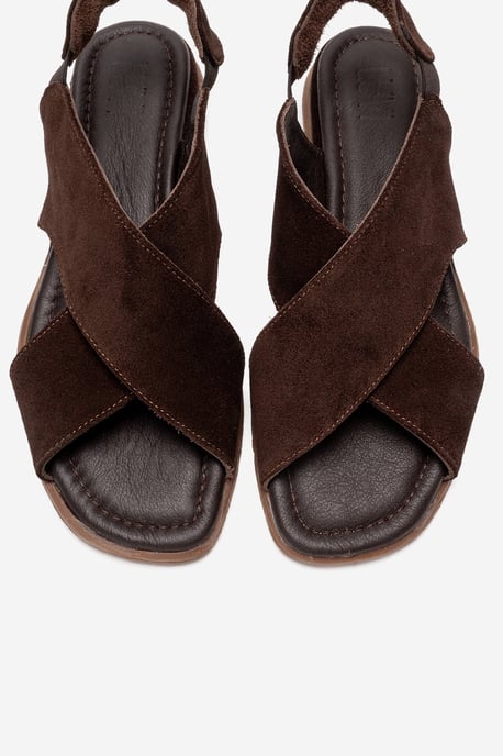 Broods Elastik Leder Slip-On Sandalen (Damen) - Image 2