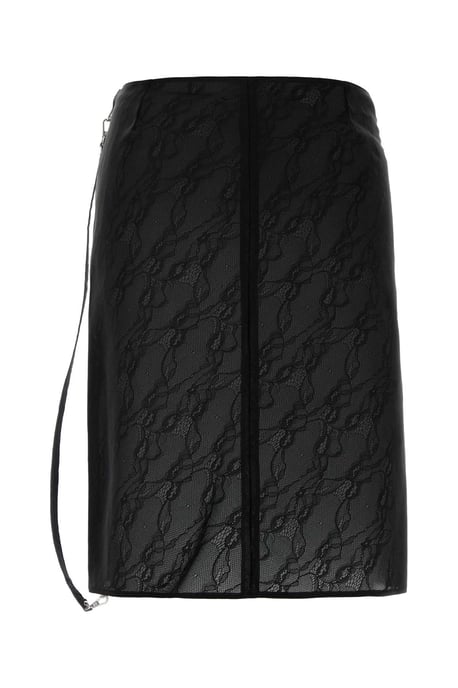 Schwarzer Stretch-Nylon-Mix-Rock - Image 2
