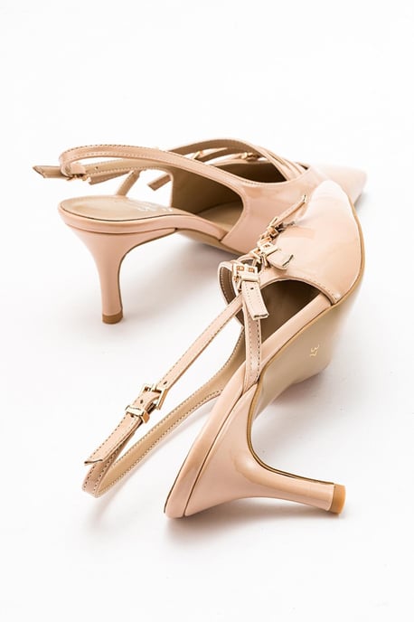 Magra Spitzer Zehenbereich Slingback Stiletto - Image 3