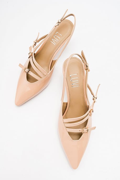 Magra Spitzer Zehenbereich Slingback Stiletto - Image 5