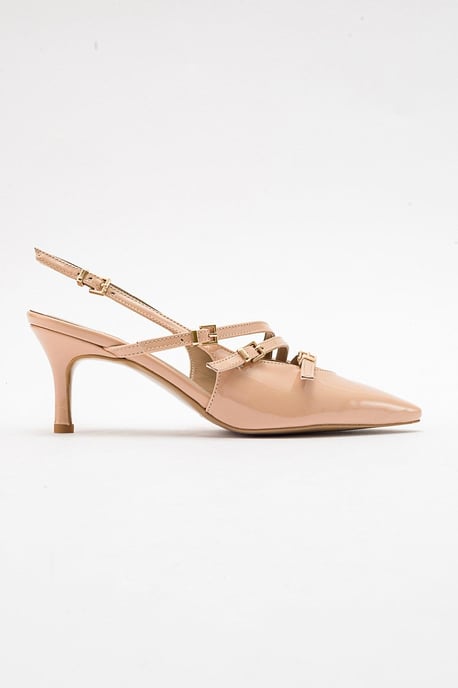 Magra Spitzer Zehenbereich Slingback Stiletto - Image 6
