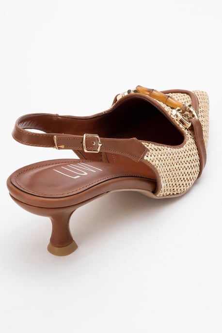 Osca Spitzer Slingback-Pumps mit Schnalle - Image 5