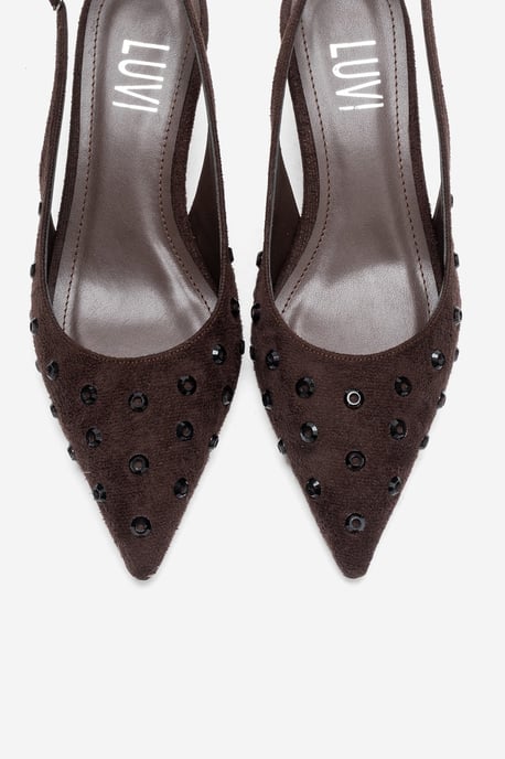 Lorex Verzierter Stiletto Slingback-Pumps - Image 3