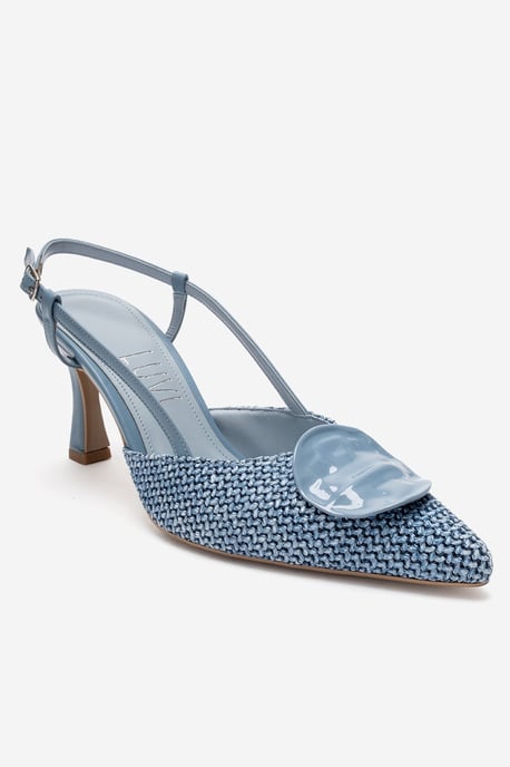 Levia Geflochtener Slingback-Pump mit spitzer Zehenpartie - Image 1
