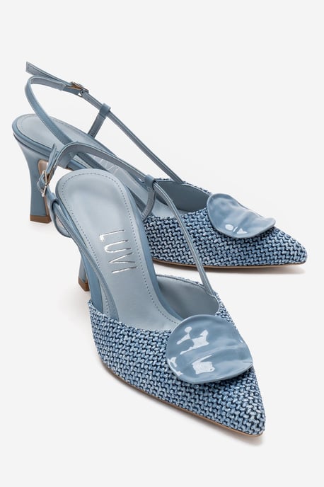 Levia Geflochtener Slingback-Pump mit spitzer Zehenpartie - Image 2
