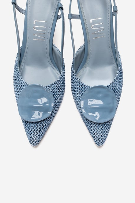 Levia Geflochtener Slingback-Pump mit spitzer Zehenpartie - Image 3
