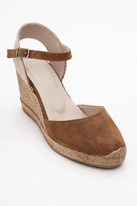 Sinta Wildleder Leder Plateform Espadrille (Damen) - Image 1