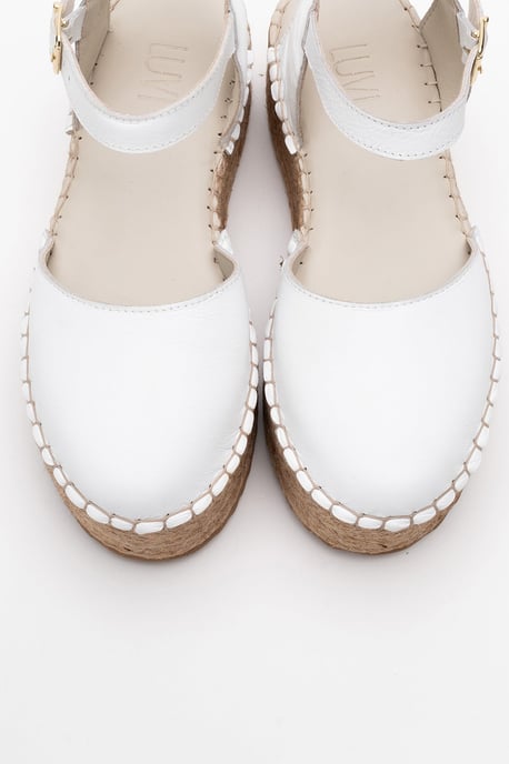 Viba Leder Espadrille Plateau Keilabsatz Sandalen (Damen) - Image 2