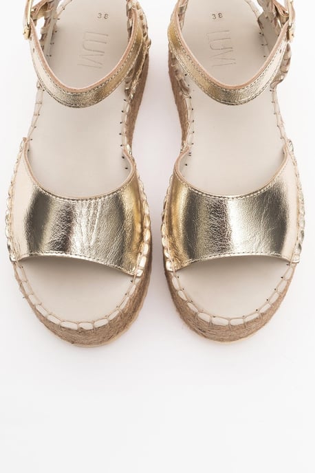 Serez Leder Plateau-Espadrilles Sandale (Damen) - Image 2