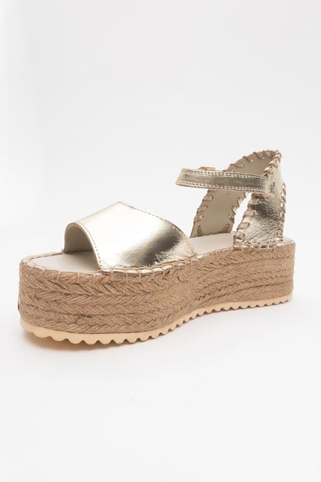 Serez Leder Plateau-Espadrilles Sandale (Damen) - Image 3