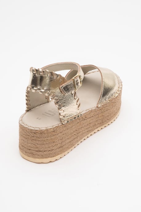 Serez Leder Plateau-Espadrilles Sandale (Damen) - Image 4