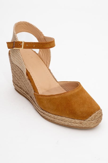 Sinta Wildleder Leder Plateform Espadrille (Damen) - Image 1