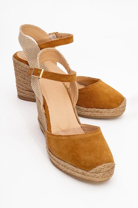 Sinta Wildleder Leder Plateform Espadrille (Damen) - Image 2