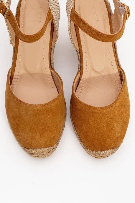 Sinta Wildleder Leder Plateform Espadrille (Damen) - Image 3