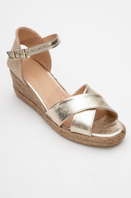 Miria Leder Plateau Espadrille (Damen) - Image 1