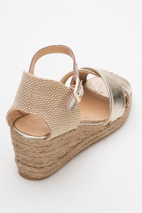 Miria Leder Plateau Espadrille (Damen) - Image 4