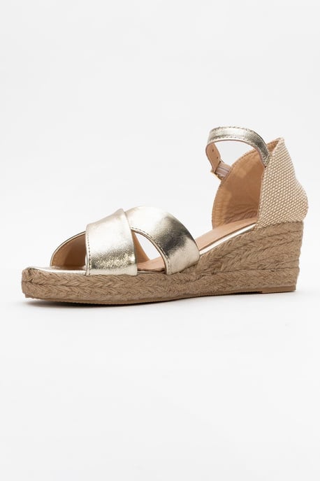 Miria Leder Plateau Espadrille (Damen) - Image 5