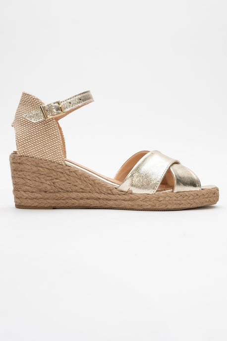 Miria Leder Plateau Espadrille (Damen) - Image 6