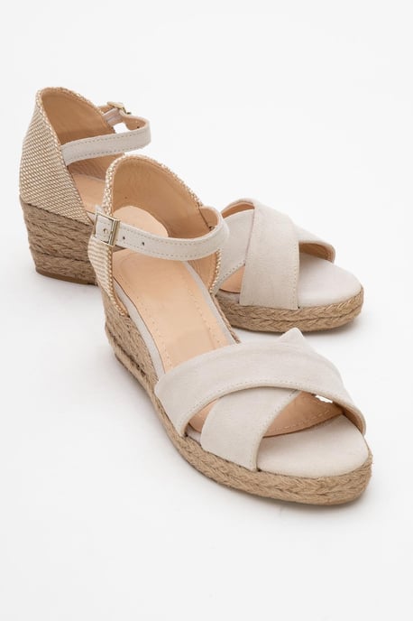 Miria Leder Plateau Espadrille (Damen) - Image 2
