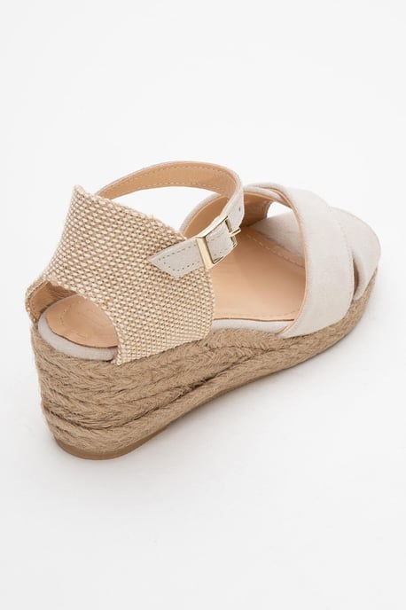Miria Leder Plateau Espadrille (Damen) - Image 4