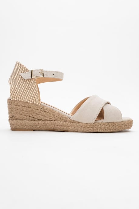 Miria Leder Plateau Espadrille (Damen) - Image 6