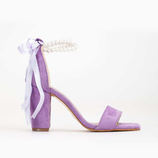 Melissa Block Absätze Sandalen with Pearls - Image 1