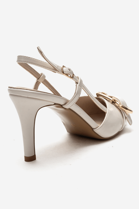 Noen Schnalle Spitzer Zehenbereich Stiletto Pumps - Image 5