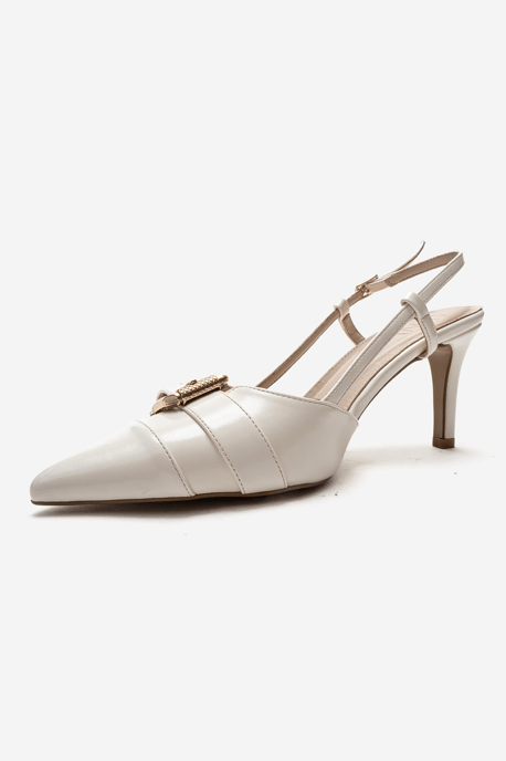 Noen Schnalle Spitzer Zehenbereich Stiletto Pumps - Image 6