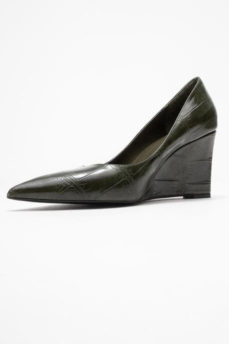 Puera Spitzer Zehenbereich Keilabsatz Pumps (Damen) - Image 4