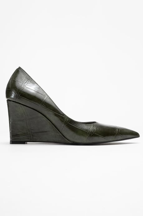 Puera Spitzer Zehenbereich Keilabsatz Pumps (Damen) - Image 6