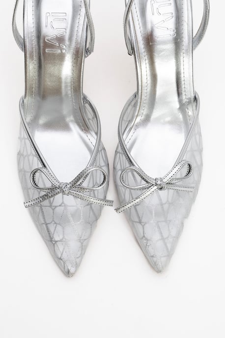 Peony Mesh Schleife Spitzer Zehenbereich Pumps (Damen) - Image 3