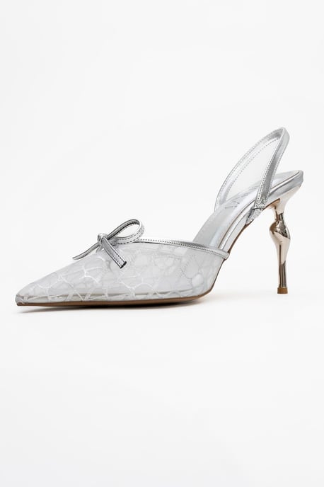 Peony Mesh Schleife Spitzer Zehenbereich Pumps (Damen) - Image 4