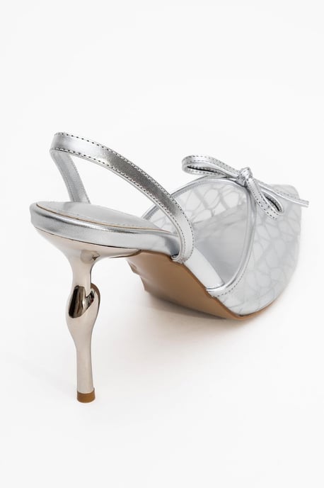 Peony Mesh Schleife Spitzer Zehenbereich Pumps (Damen) - Image 5