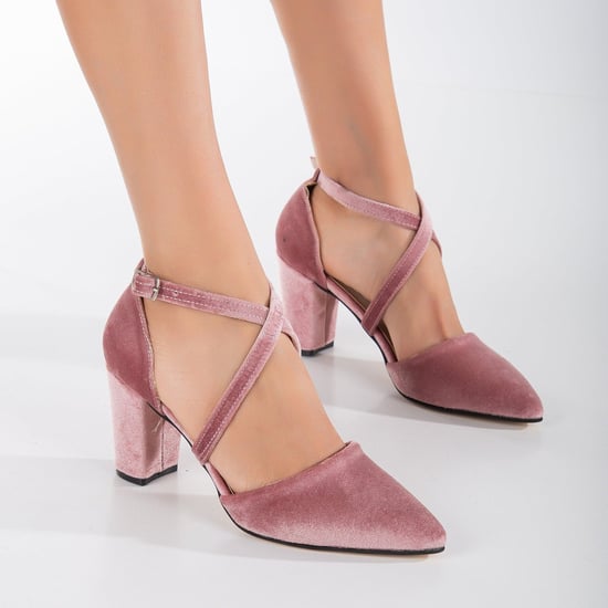 Sina Überkreuz-Absatzschuhe mit Perlen - Image 6