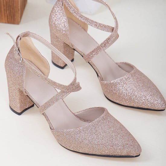 Sina Überkreuz-Absatzschuhe mit Perlen - Image 5