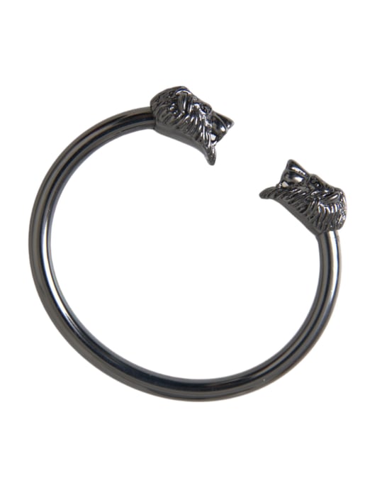 Löwenkopf-Armband in Gunmetal - Image 4