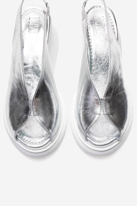 Sam Leder-Plateausandale - Image 3