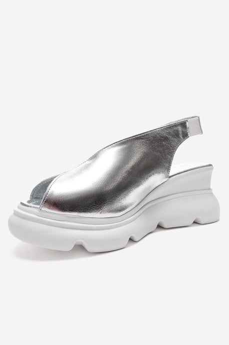 Sam Leder-Plateausandale - Image 4