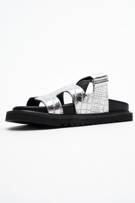 Loana Leder Slide Sandale - Image 5