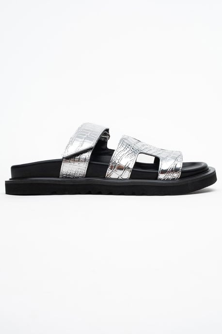 Loana Leder Slide Sandale - Image 6