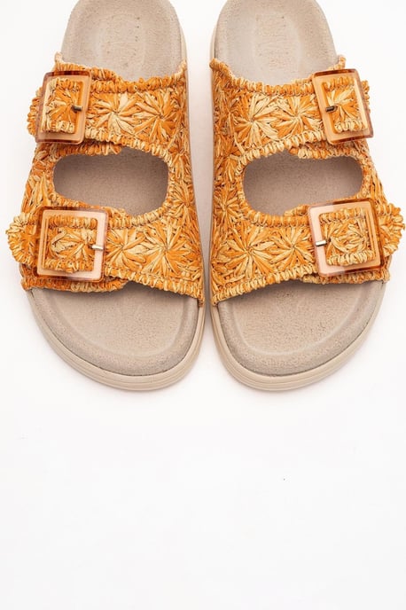 Milana Leder Double‑Strap Sandale (Women) - Image 2