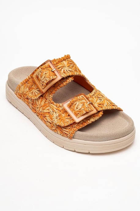 Milana Leder Double‑Strap Sandale (Women) - Image 3