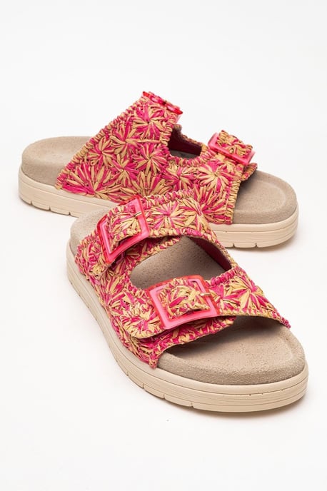 Milana Leder Double‑Strap Sandale (Women) - Image 1