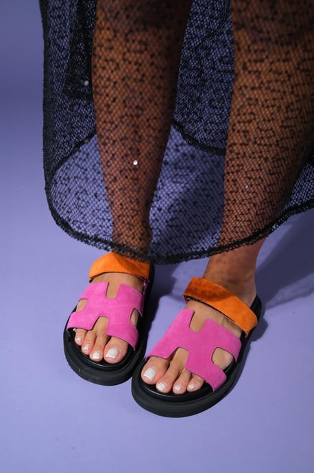 Morte Leder Slide Sandale (Women) - Image 2