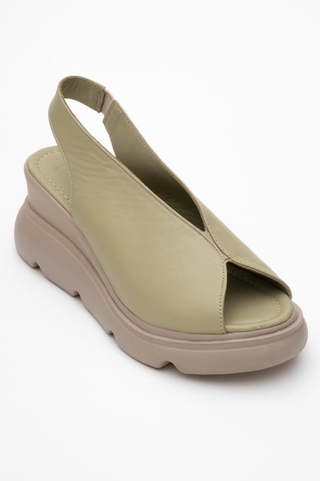 Sam Leder-Plateausandale - Image 3