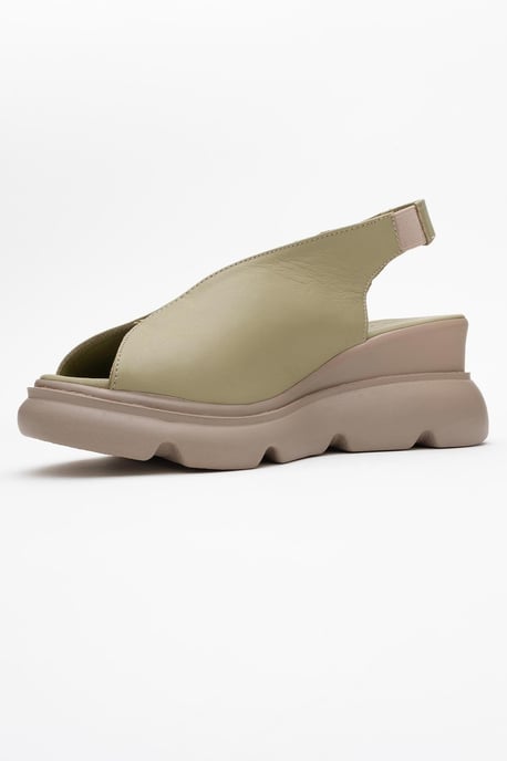 Sam Leder-Plateausandale - Image 4