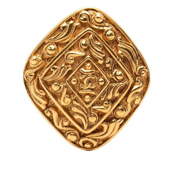 Gebrauchte Cc vergoldete Diamantbrosche - Image 1