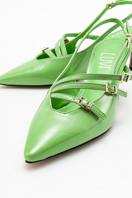 Magra Spitzer Zehenbereich Slingback Stiletto - Image 2